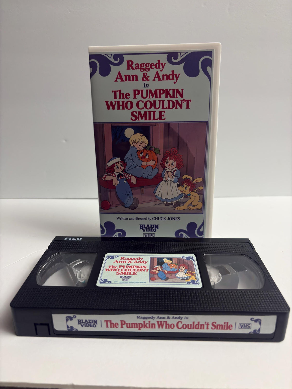The Pumpkin Who Couldn’t Smile VHS – Raggedy Ann & Andy 1979 Halloween Special – Chuck Jones Custom Retro VHS