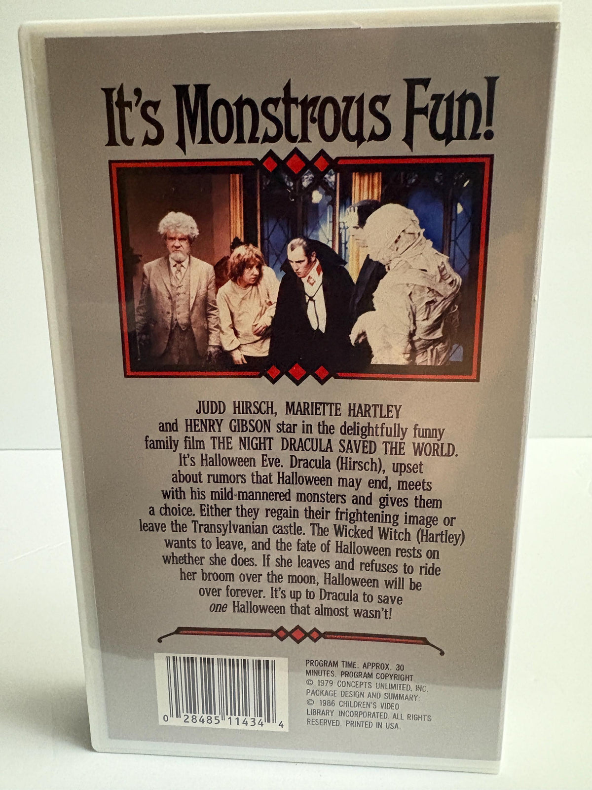 The Night Dracula Saved the World VHS – Halloween That Almost Wasn’t 1979 – Judd Hirsch Custom Retro Halloween VHS