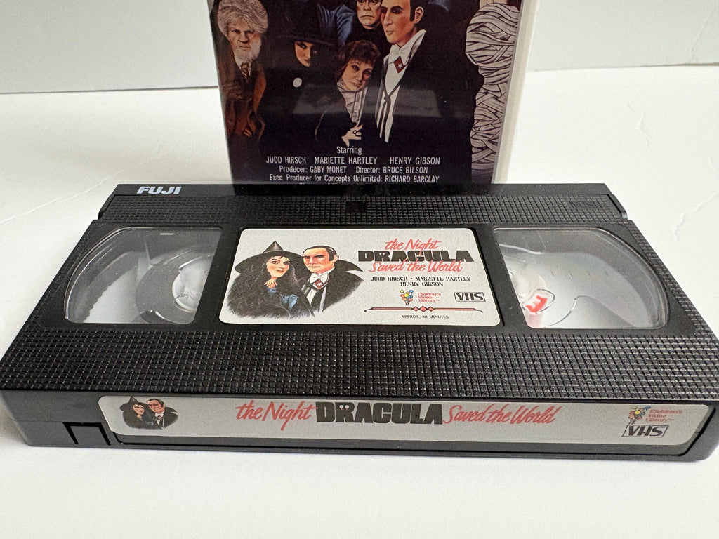 The Night Dracula Saved the World VHS – Halloween That Almost Wasn’t 1979 – Judd Hirsch Custom Retro Halloween VHS