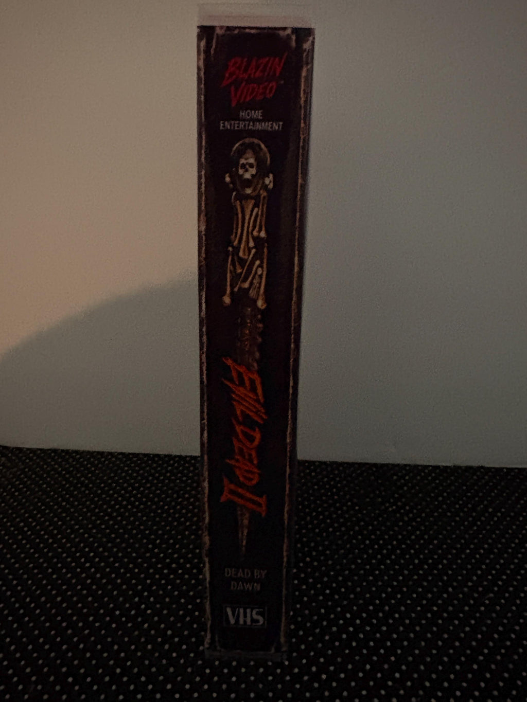 Evil Dead II Dead by Dawn VHS – Orange Tape – Sam Raimi Horror – Necronomicon Custom Retro Collector Edition