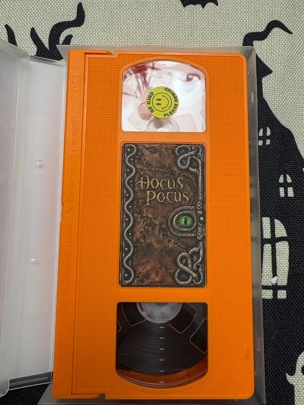 Hocus Pocus VHS – Orange Tape – Spellbook Custom Collector Edition – Halloween Movie Retro VHS