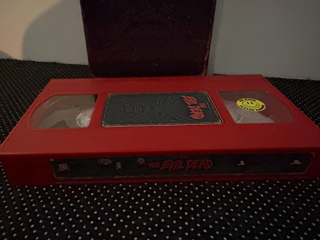 The Evil Dead VHS – Sam Raimi Horror – Red Tape – Book of the Dead Custom Retro VHS Collector Edition