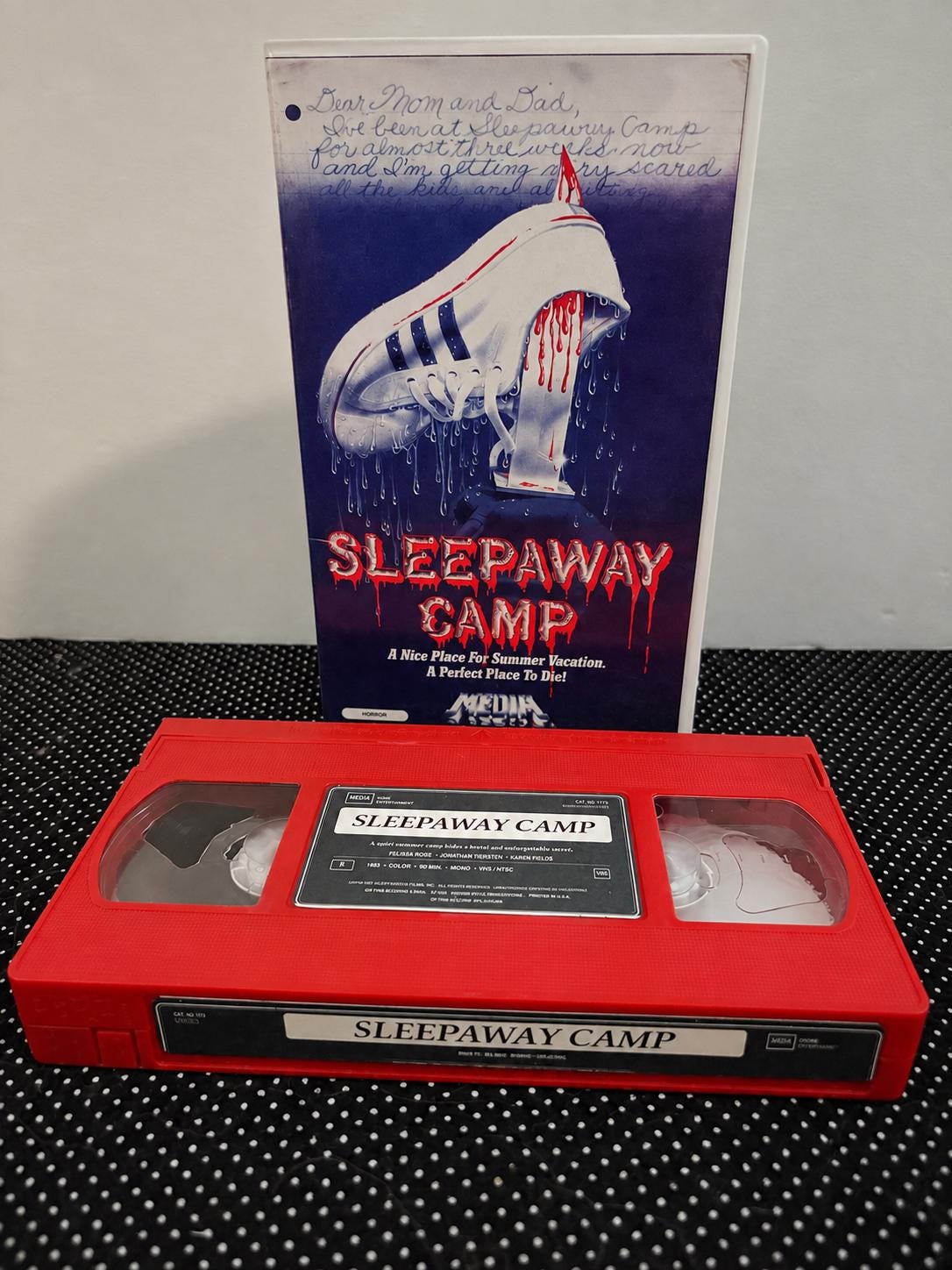 Sleepaway Camp VHS – Red Tape – 1983 Cult Slasher Horror – Custom Retro VHS Collector Edition