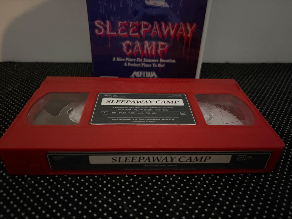 Sleepaway Camp VHS – Red Tape – 1983 Cult Slasher Horror – Custom Retro VHS Collector Edition