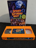 Spooky Saturday Night 3 VHS – Haunted TV Marathon – 6 Hour Halloween Compilation – Orange Tape – Custom Retro VHS