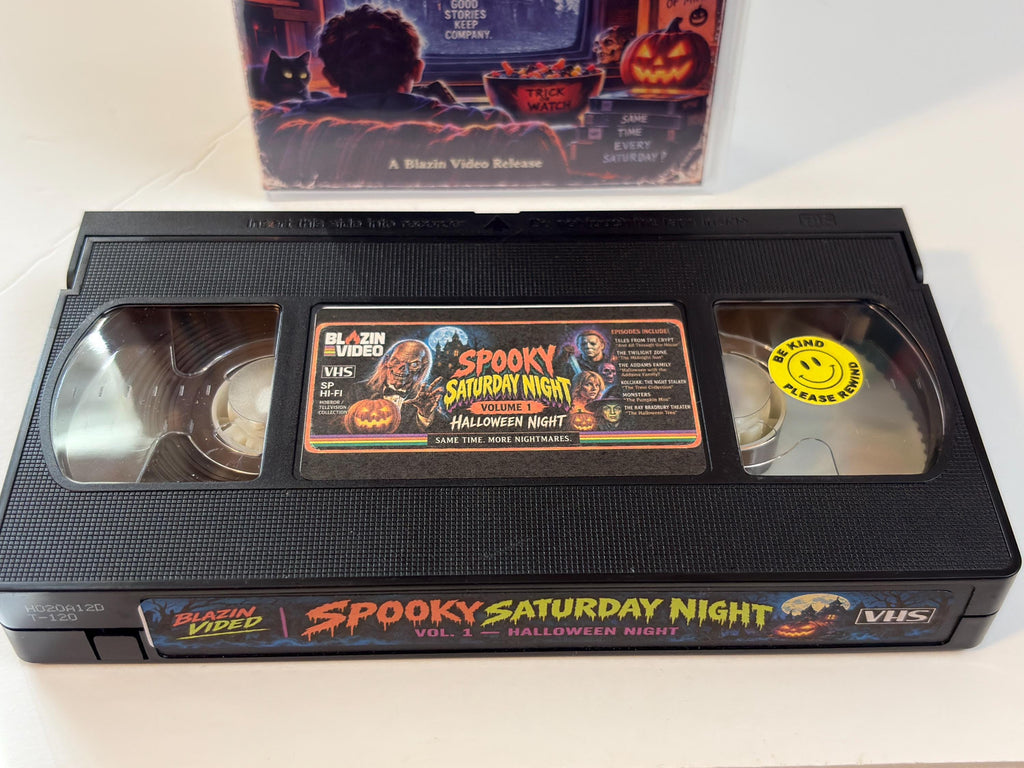 Spooky Saturday Night Vol 1 Halloween Night Custom VHS | 6 Hour Halloween Compilation Tape | Blazin Video