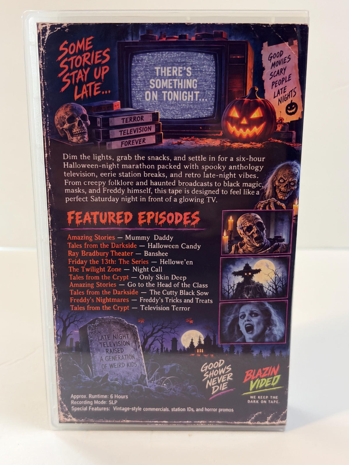 Spooky Saturday Night Vol 1 Halloween Night Custom VHS | 6 Hour Halloween Compilation Tape | Blazin Video