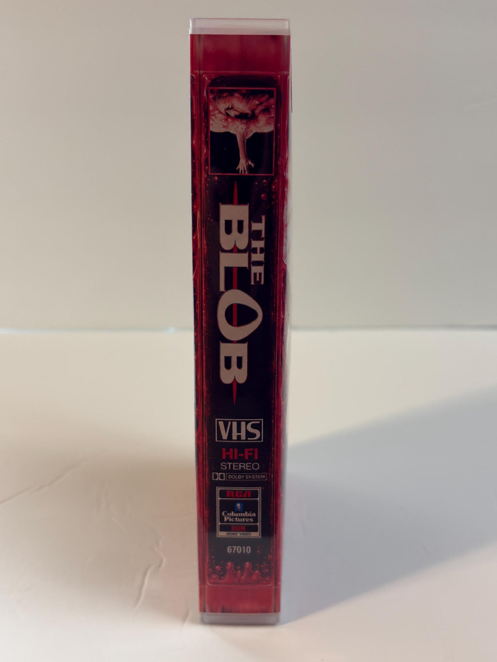 The Blob 1988 Custom VHS Tape | Pink Slime Edition | Pink Shell Horror VHS | Cult Horror Collector Tape