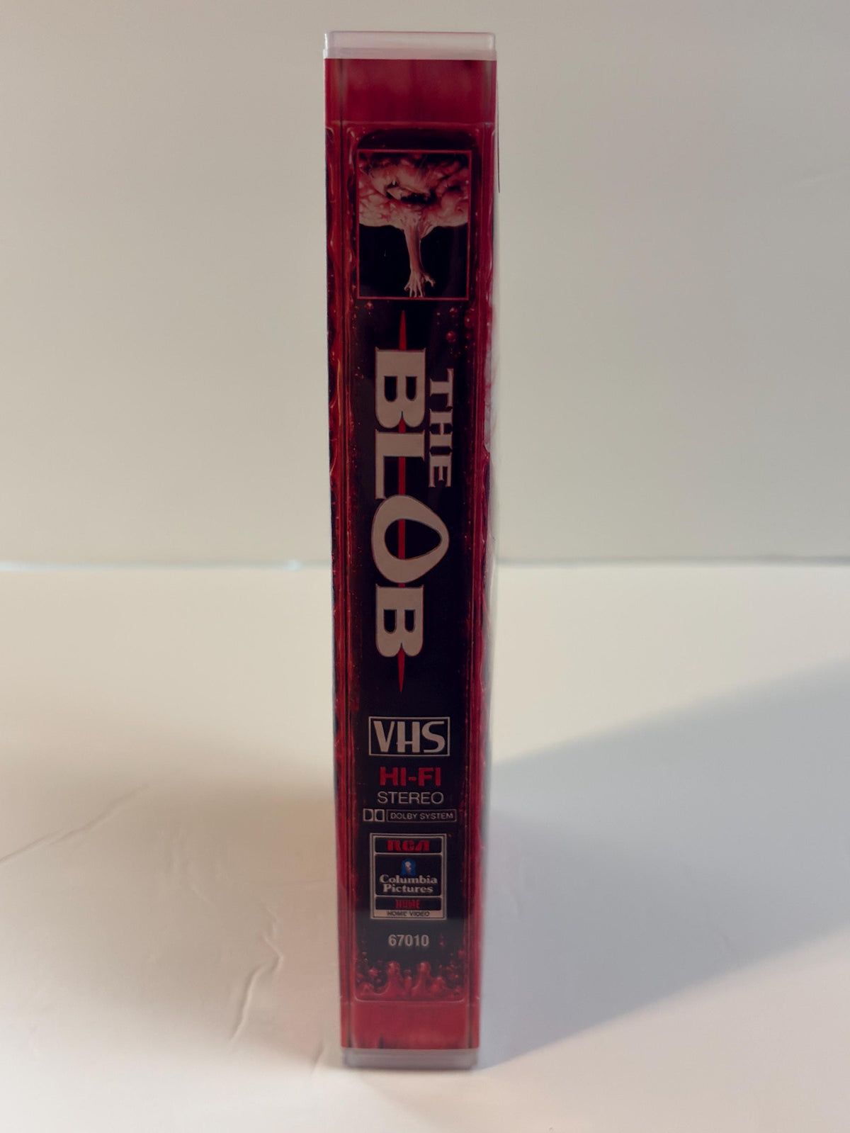 The Blob 1988 Custom VHS Tape | Pink Slime Edition | Pink Shell Horror VHS | Cult Horror Collector Tape