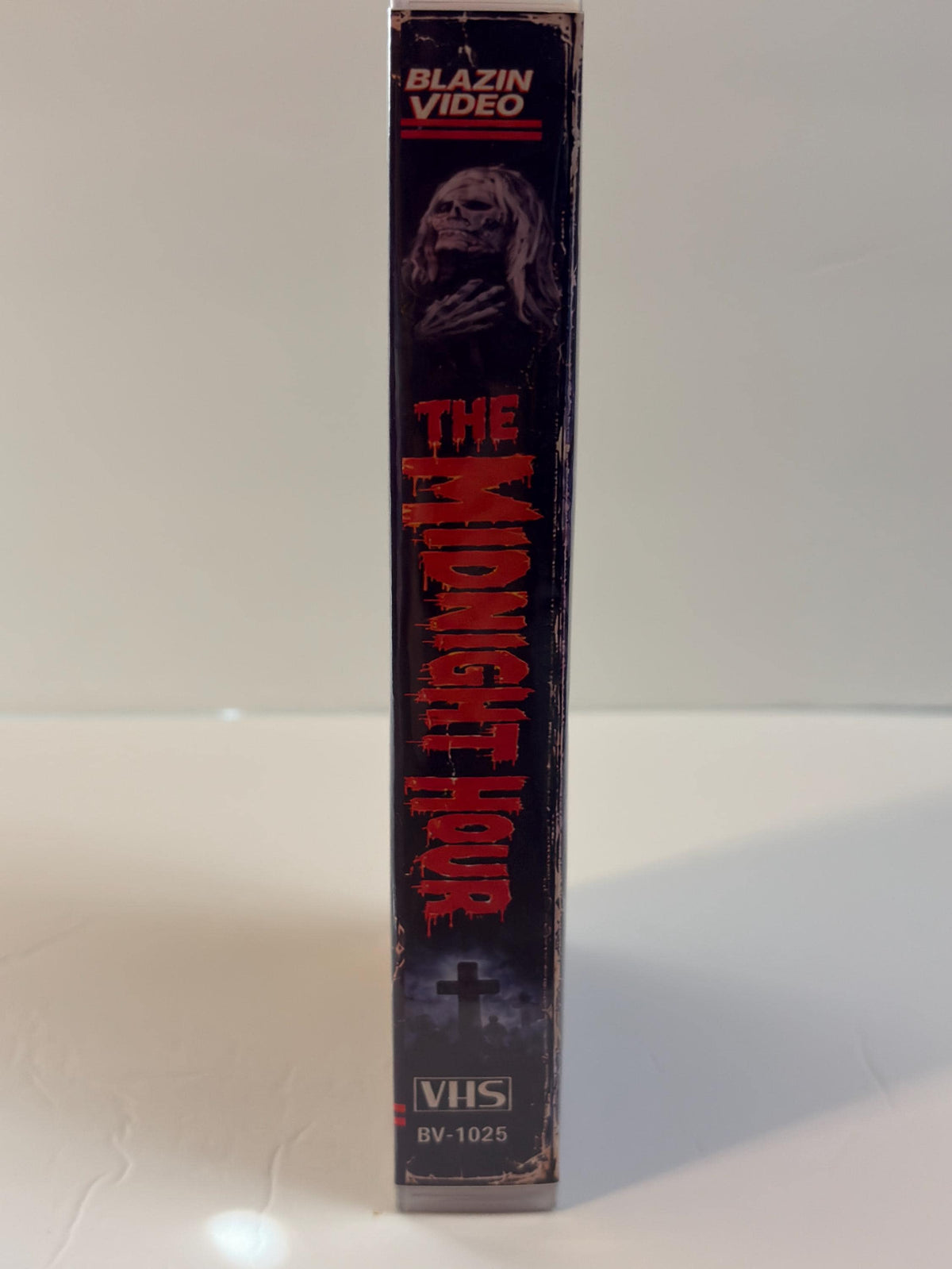 The Midnight Hour Custom VHS Tape | Red Shell Halloween Horror VHS | 80s TV Movie Collector Edition