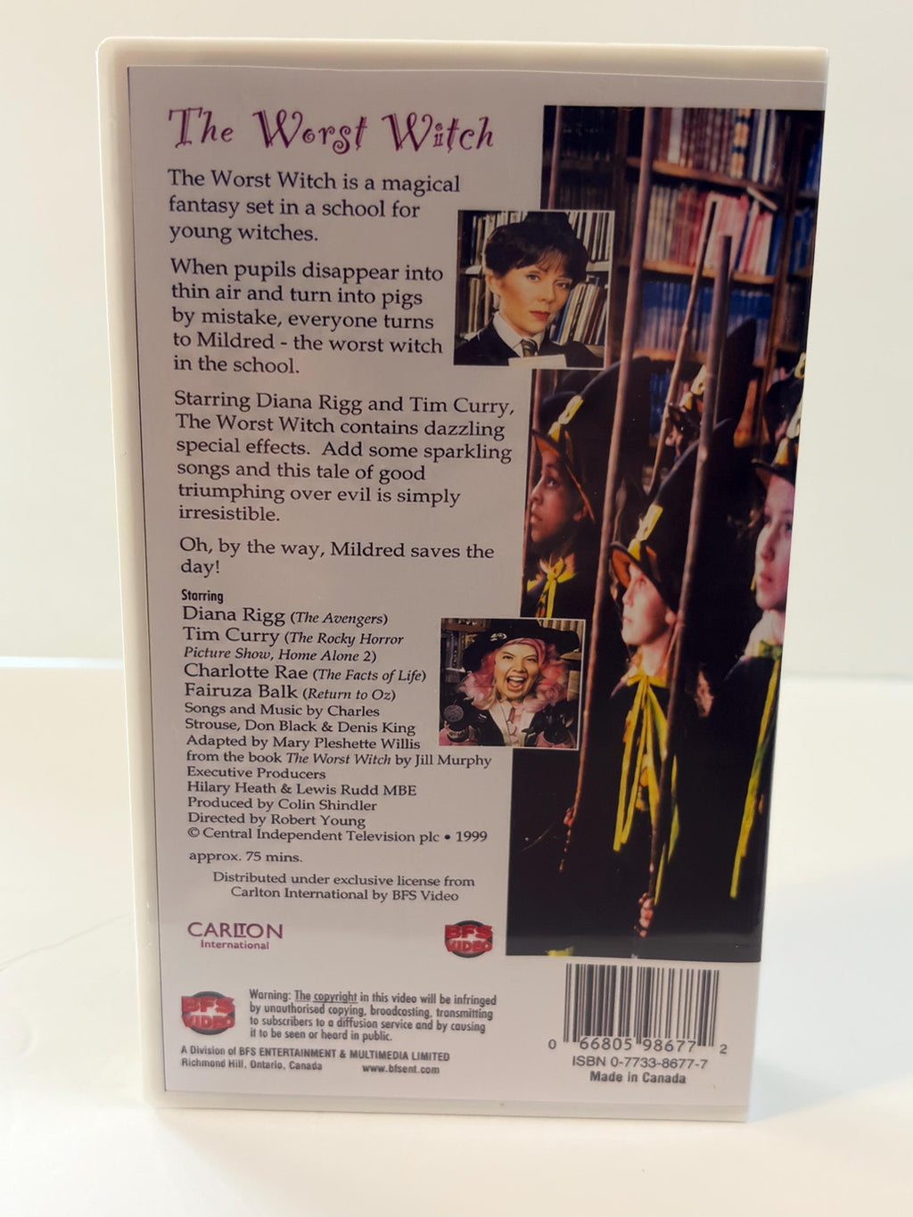 The Worst Witch Custom VHS Tape | Halloween Family VHS | Fairuza Balk Collector Edition | Retro Witch Movie