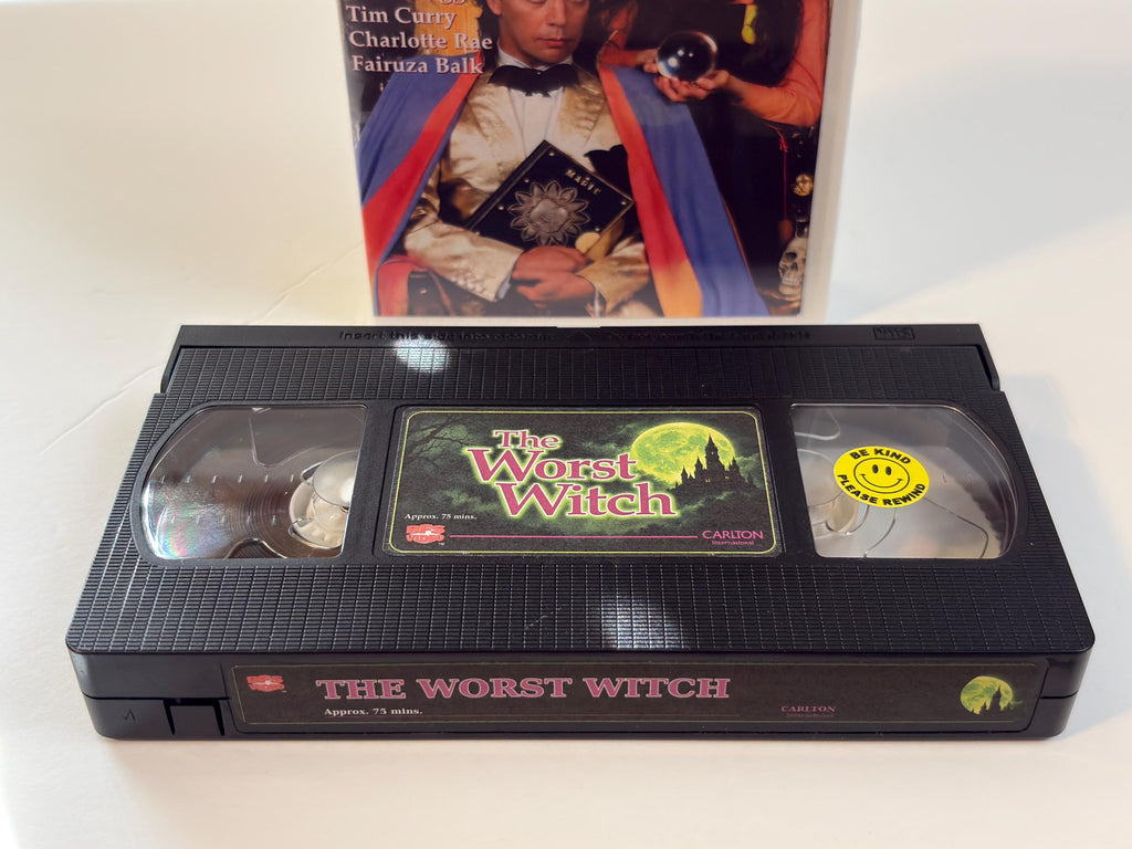 The Worst Witch Custom VHS Tape | Halloween Family VHS | Fairuza Balk Collector Edition | Retro Witch Movie