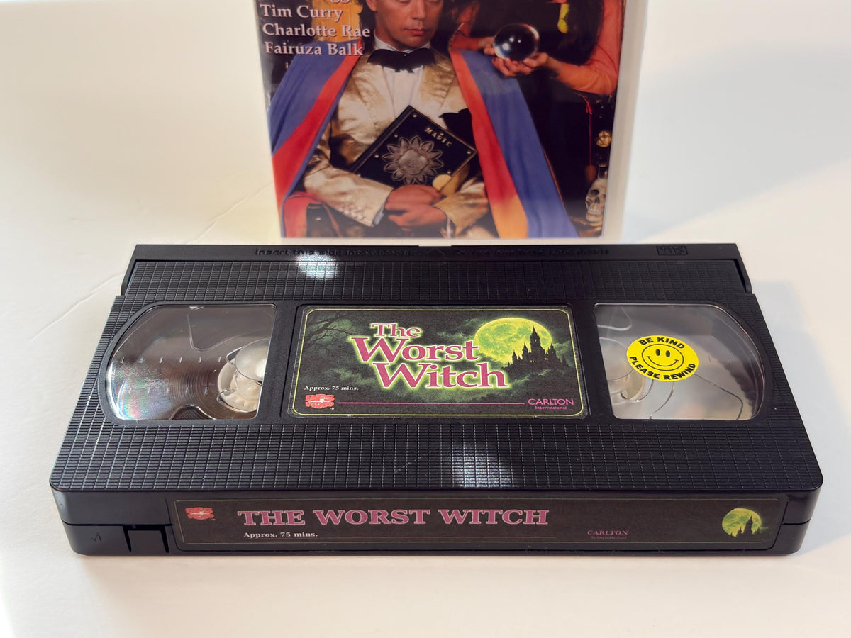 The Worst Witch Custom VHS Tape | Halloween Family VHS | Fairuza Balk Collector Edition | Retro Witch Movie