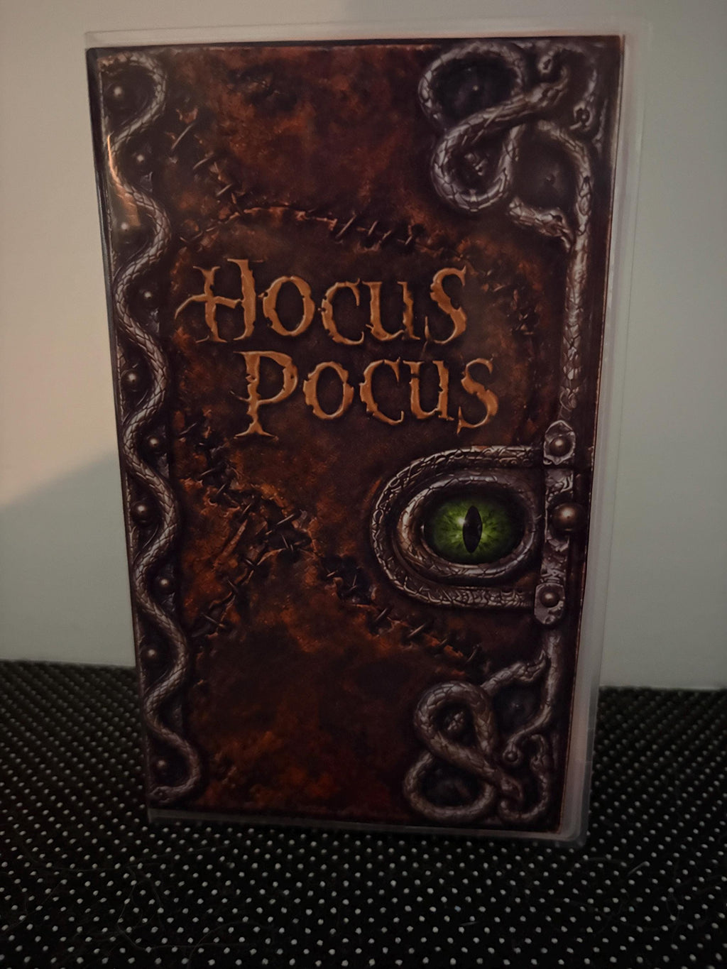 Hocus Pocus VHS – Orange Tape – Spellbook Custom Collector Edition – Halloween Movie Retro VHS