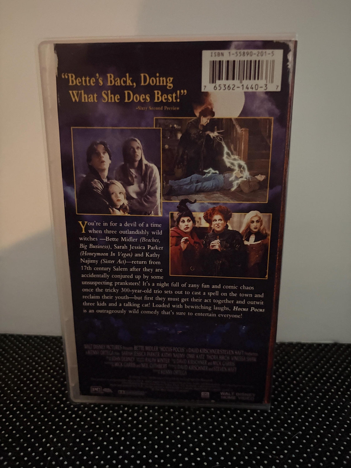 Hocus Pocus VHS – Orange Tape – Spellbook Custom Collector Edition – Halloween Movie Retro VHS