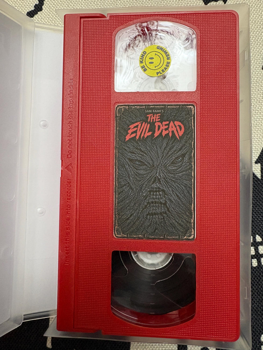 The Evil Dead VHS – Sam Raimi Horror – Red Tape – Book of the Dead Custom Retro VHS Collector Edition