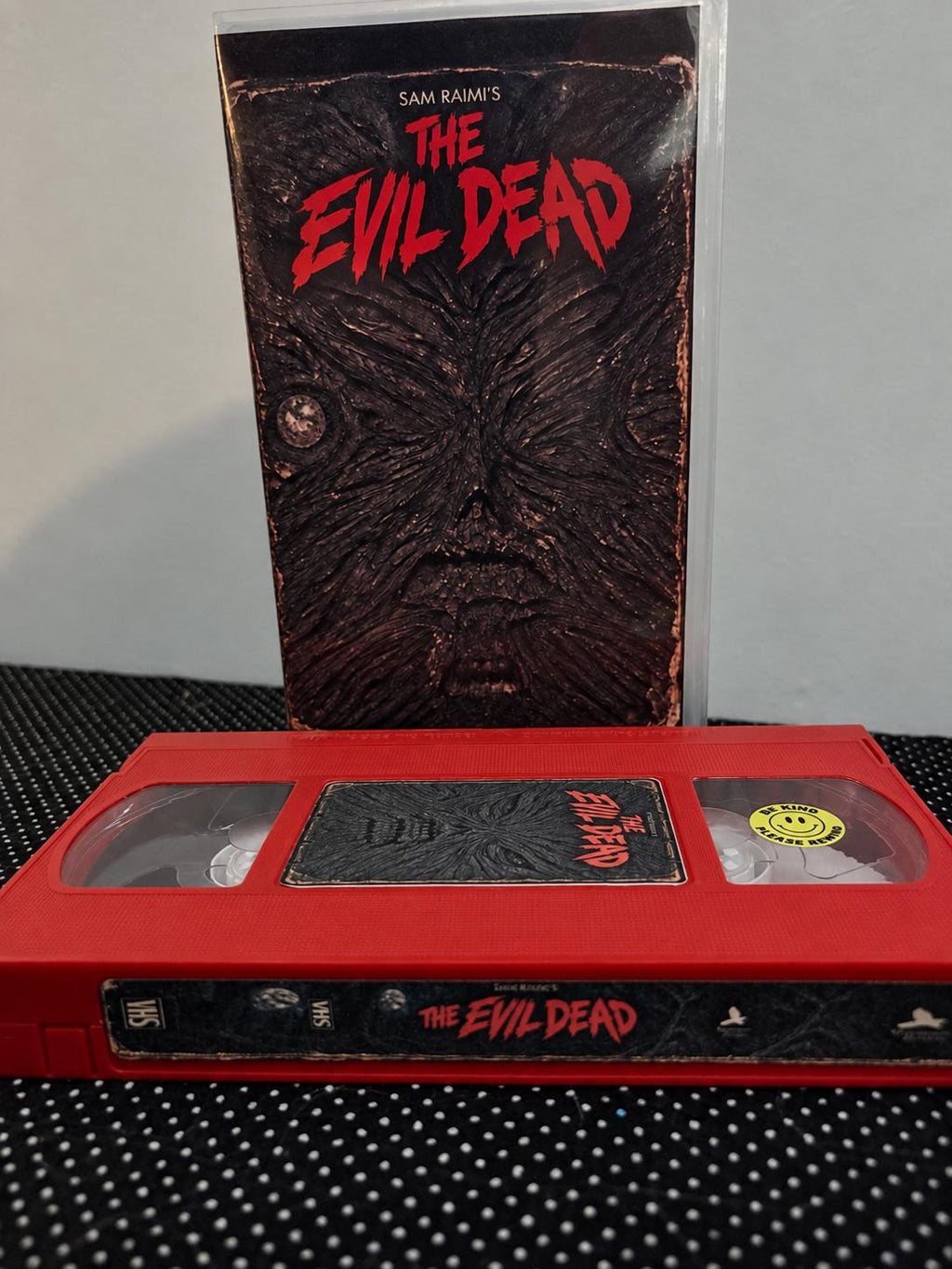 The Evil Dead VHS – Sam Raimi Horror – Red Tape – Book of the Dead Custom Retro VHS Collector Edition