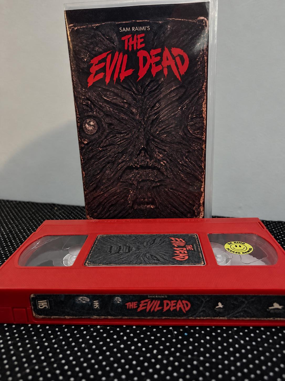 The Evil Dead VHS – Sam Raimi Horror – Red Tape – Book of the Dead Custom Retro VHS Collector Edition