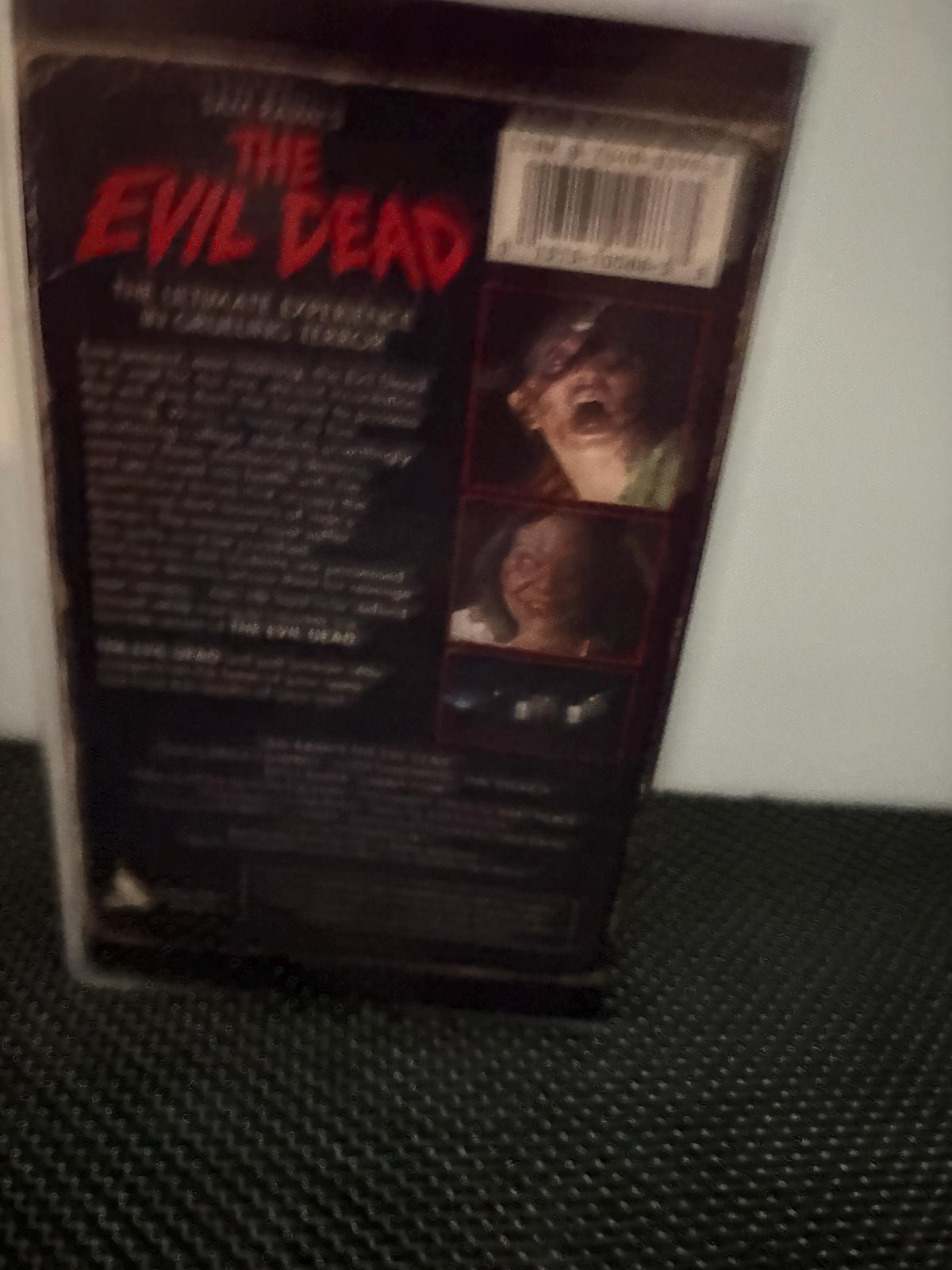 The Evil Dead VHS – Sam Raimi Horror – Red Tape – Book of the Dead Custom Retro VHS Collector Edition