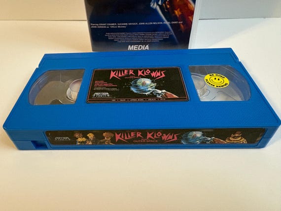 Killer Klowns from Outer Space custom blue VHS photo 2