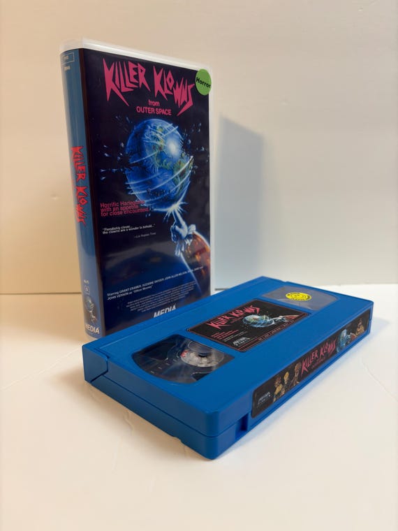 Killer Klowns from Outer Space custom blue VHS photo 3