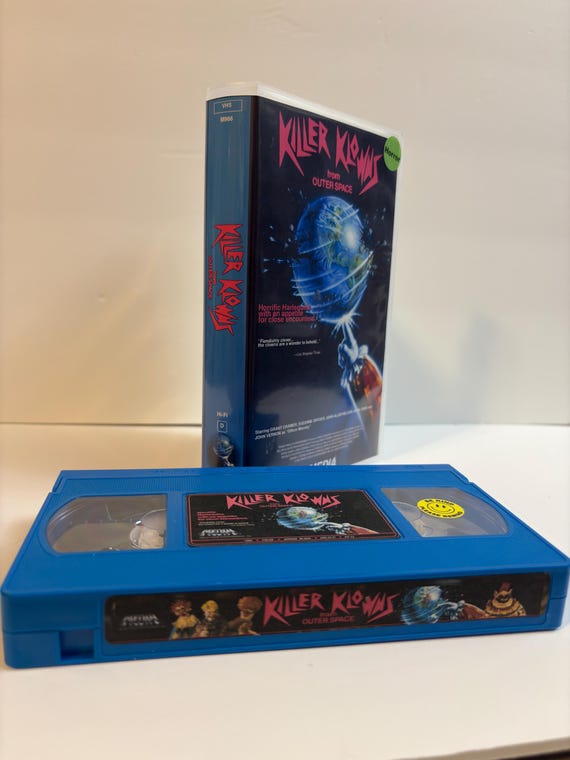 Killer Klowns from Outer Space custom blue VHS photo 5