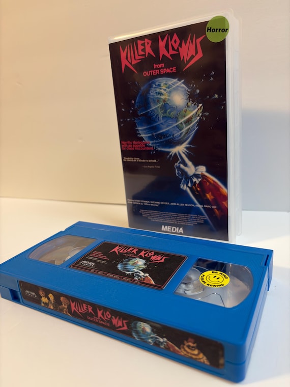 Killer Klowns from Outer Space custom blue VHS photo 6