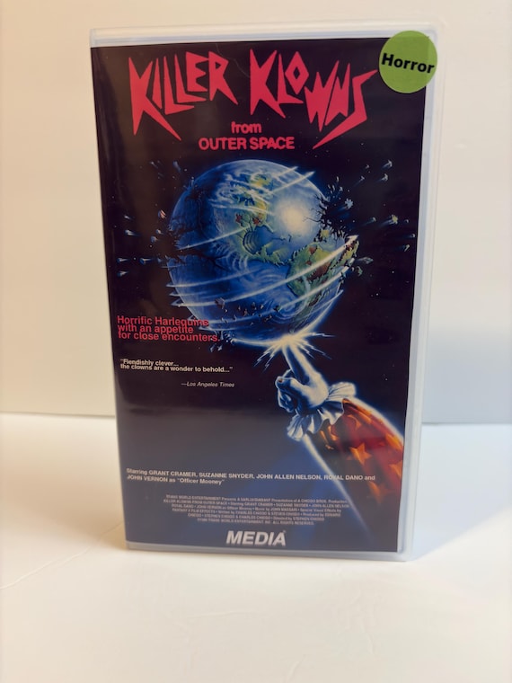 Killer Klowns from Outer Space custom blue VHS photo 7