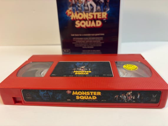 The Monster Squad 1987 custom red VHS photo 2