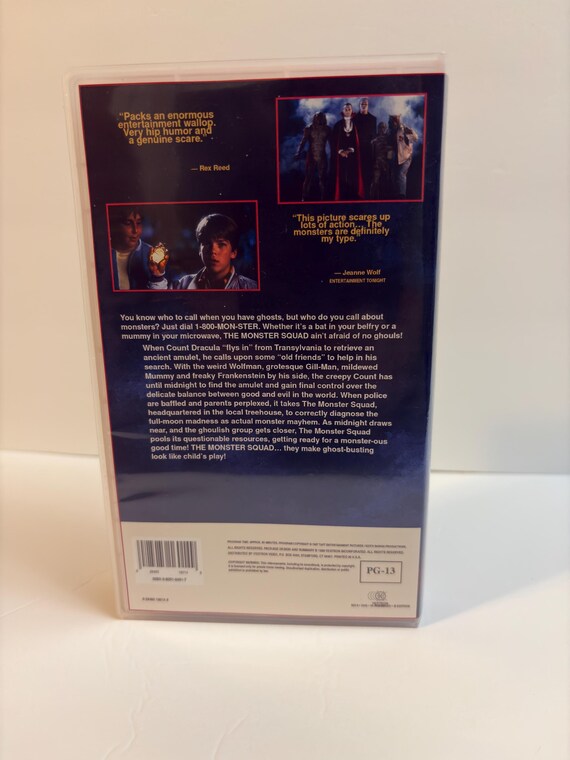 The Monster Squad 1987 custom red VHS photo 4