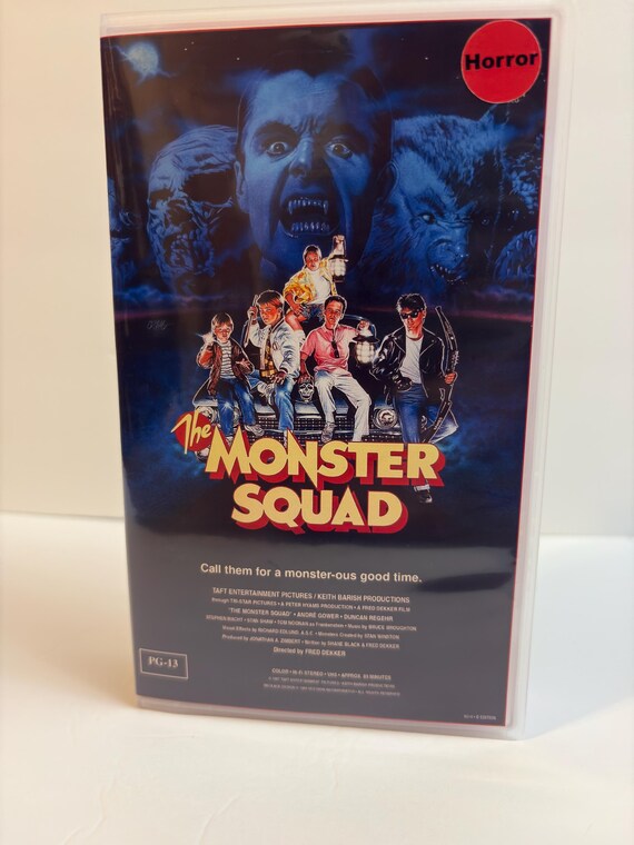 The Monster Squad 1987 custom red VHS photo 5