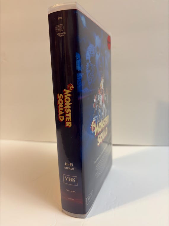 The Monster Squad 1987 custom red VHS photo 6