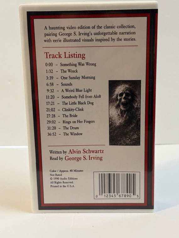 More Scary Stories to Tell in the Dark custom VHS detail