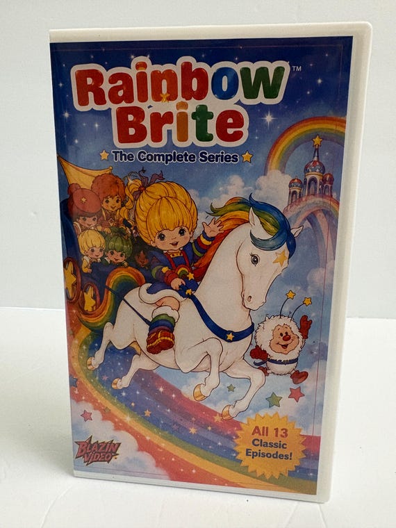 Rainbow Brite custom VHS detail