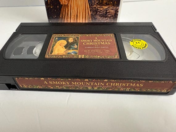 A Smoky Mountain Christmas 1986 clamshell detail