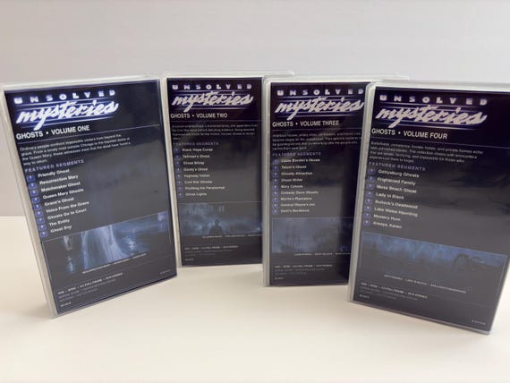 Unsolved Mysteries Ghosts VHS box set photo 4