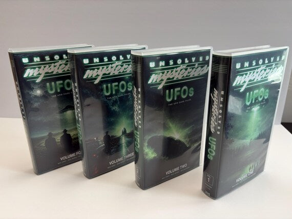 Unsolved Mysteries UFOs VHS box set photo 1