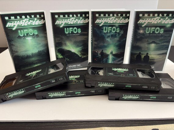 Unsolved Mysteries UFOs VHS box set photo 2