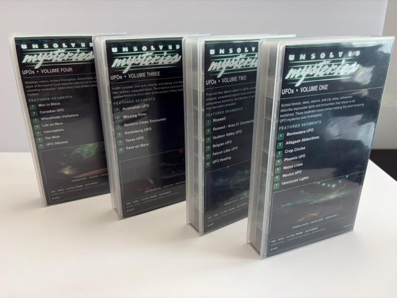Unsolved Mysteries UFOs VHS box set photo 3