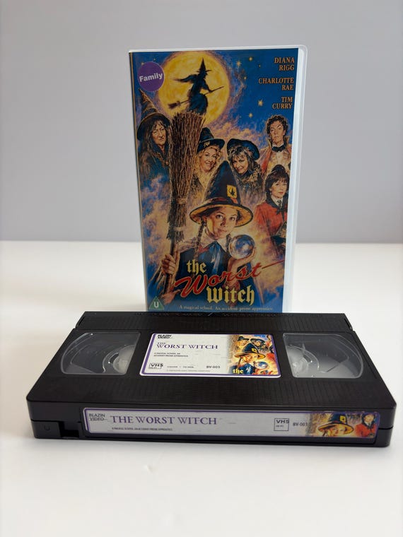 The Worst Witch 1986 custom VHS photo 1