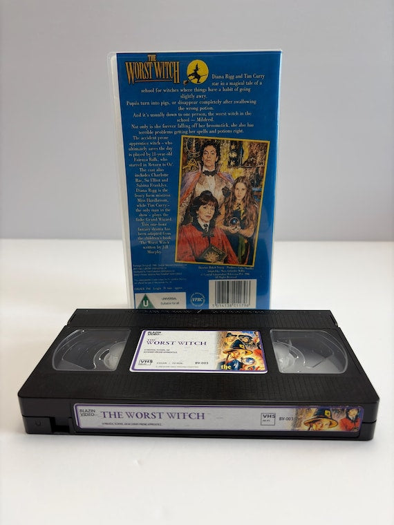 The Worst Witch 1986 custom VHS photo 2